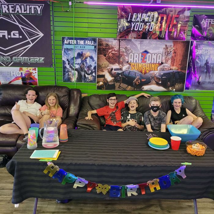 Birthday party at All Around GamerZ Kamloops VR arcade